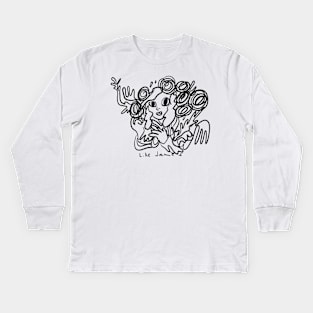 Just Like James Jean Kids Long Sleeve T-Shirt